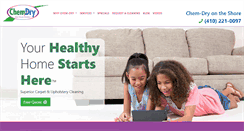 Desktop Screenshot of chemdryontheshoremd.com
